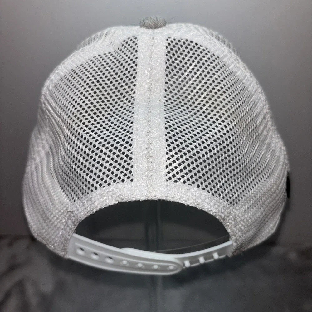 Arkansas Razorback Boys Mesh Snapback Hat Grey/White  Small Adjustable